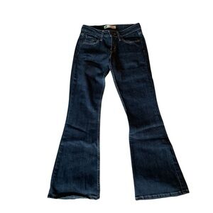 Levi's Dark Blue Flare Jeans 518 Superlow